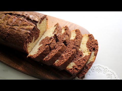 Marble Cake | The Best Marble Cake | Chocolate & Vanilla Marble Cake