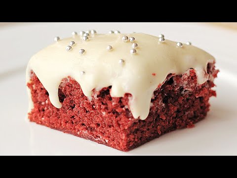 Red Velvet Brownies with Cream Cheese Frosting | Valentines Day Special