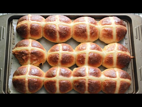 Hot Cross Buns Recipe | Fluffy & Delicious Hot Cross Buns