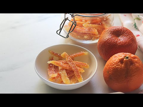How to Make Candied Orange Peel | Candied Citrus Peel