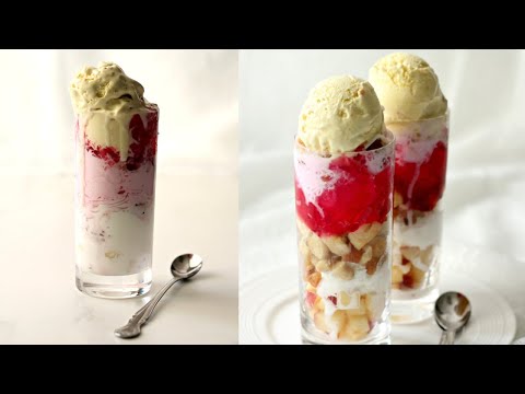 Gadbad Ice Cream | Gudbud Ice Cream | Mangalorean Pabba's Style Layered Ice Cream Dessert