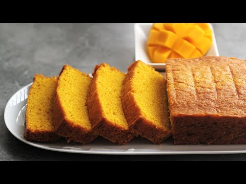 Mango Cake | Mango Sponge Cake | Mango Pound Cake | Simple Mango Cake
