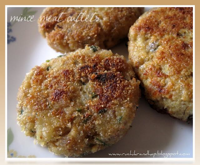 Mince Meat Cutlets