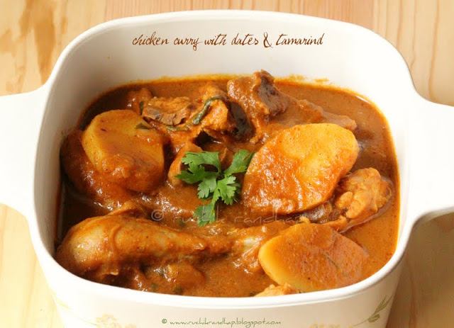 chicken curry with dates & tamarind