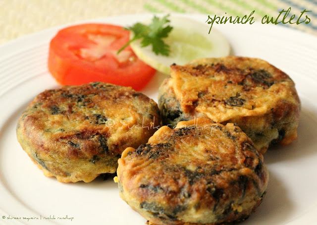 Bajiyechin Katlisaan (Spinach Cutlets)