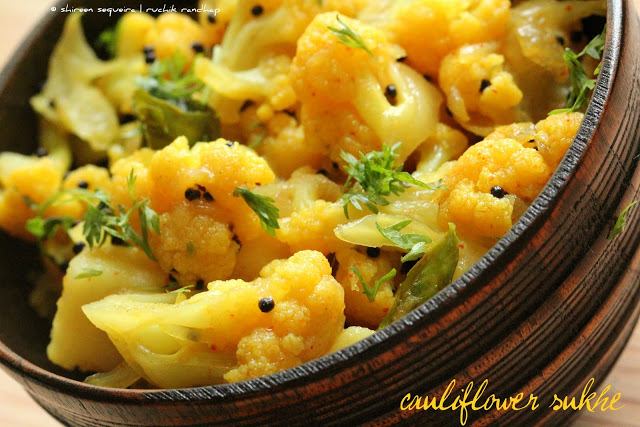 Cauliflower Sukhe/Thoran/Stir Fry