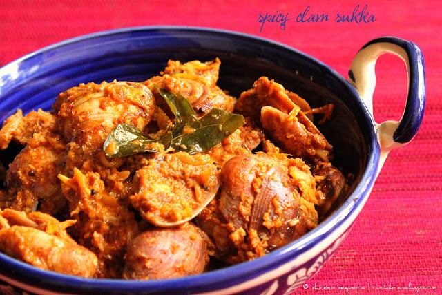 Spicy Clam Sukka (Kube Sukhe – Mangalorean Protestant Style)