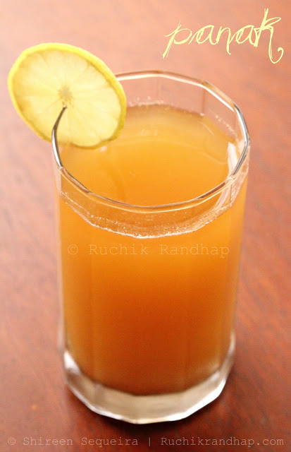 Saunth Panak (Konkani Style Jaggery, Ginger & Pepper Drink)