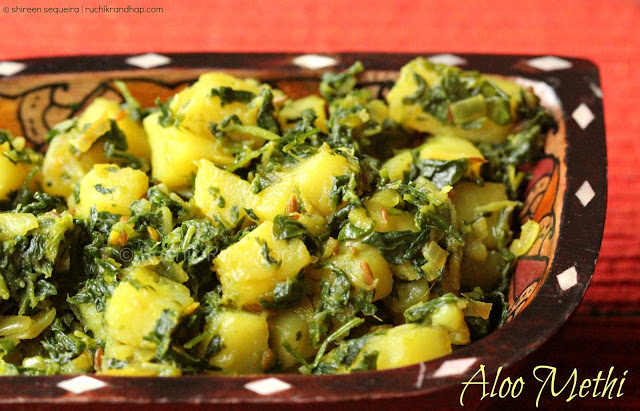 Aloo Methi (Potatoes & Fenugreek Leaves)
