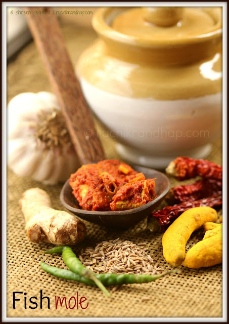 Mangalorean Fish Mole (Fish in Vinegar/Fish Preserve) When Hubby Cooks