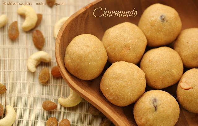 Churmundo (Konkani Style Whole Wheat Laddoos)
