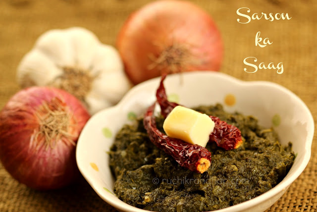 Sarson Ka Saag (Punjabi Mustard Greens)