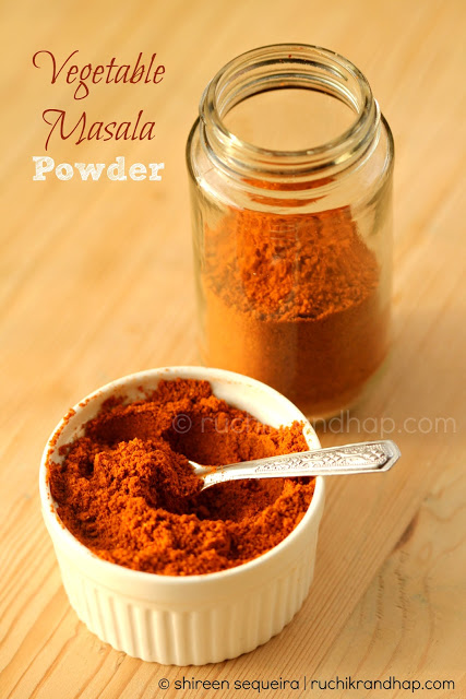 Mangalorean Vegetable Masala Powder (Spice Blend for Vegetarian Dishes)