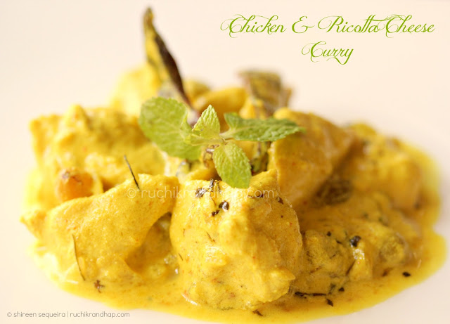 chicken & ricotta cheese curry
