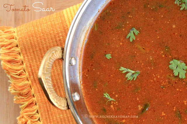 Tomato Saar (with Cumin & Pepper) ~ Spicy & Watery Tomato Soup