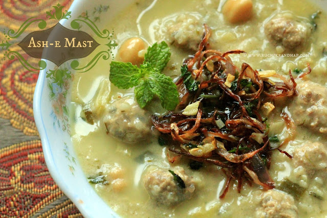 Ash-e-Mast (Yogurt Soup with Meatballs – Persian Style)