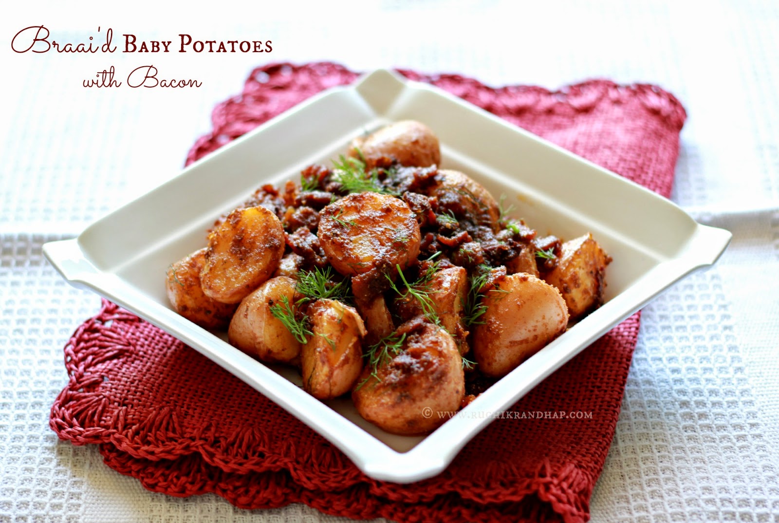 Braai'd Baby Potatoes Southern African Style Grilled Baby Potatoes