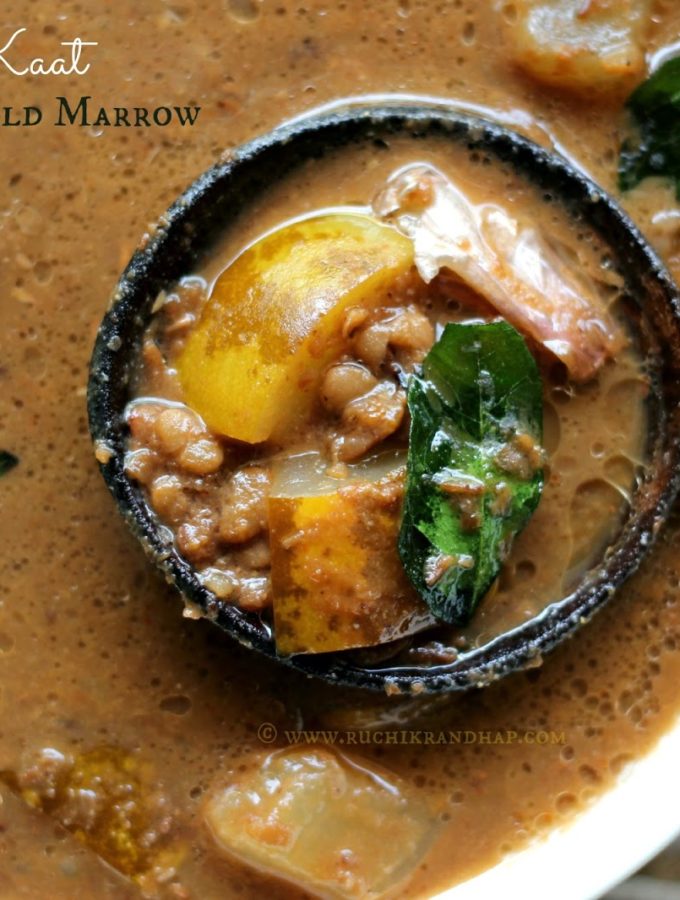 Kulta Kaat (Traditional Mangalorean Horse Gram & Field Marrow Curry)