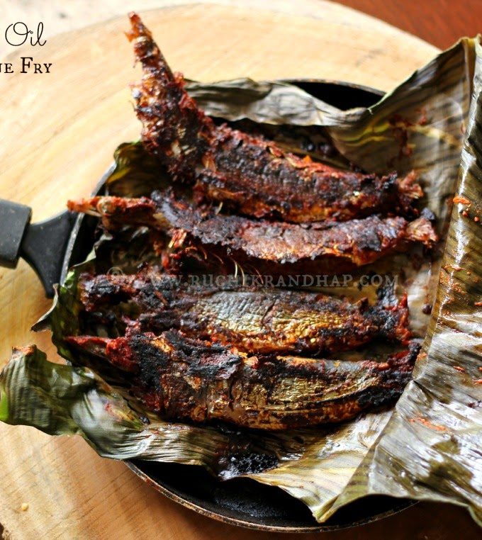 Zero Oil Sardine Fry ~ When The Hubby Cooks!