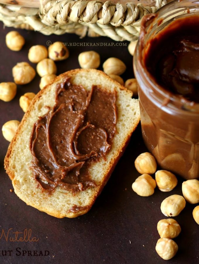 Homemade Nutella (Chocolate Hazelnut Spread) ~ Just Takes 3 Ingredients!