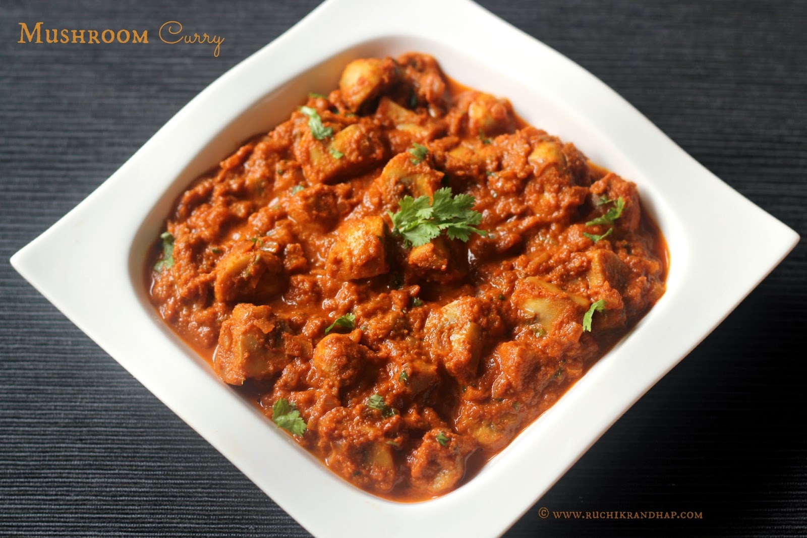 Mushroom Curry - Ruchik Randhap