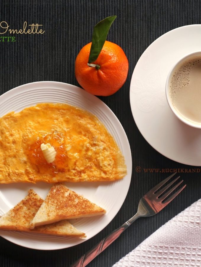 Marmalade Omelette ~ Sweet Omelette