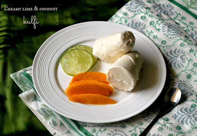 Creamy Lime & Coconut Kulfi
