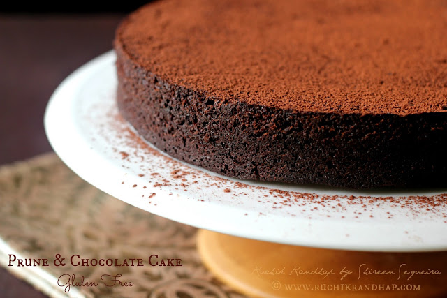 Prune and Chocolate Dessert Cake ~ Gluten Free