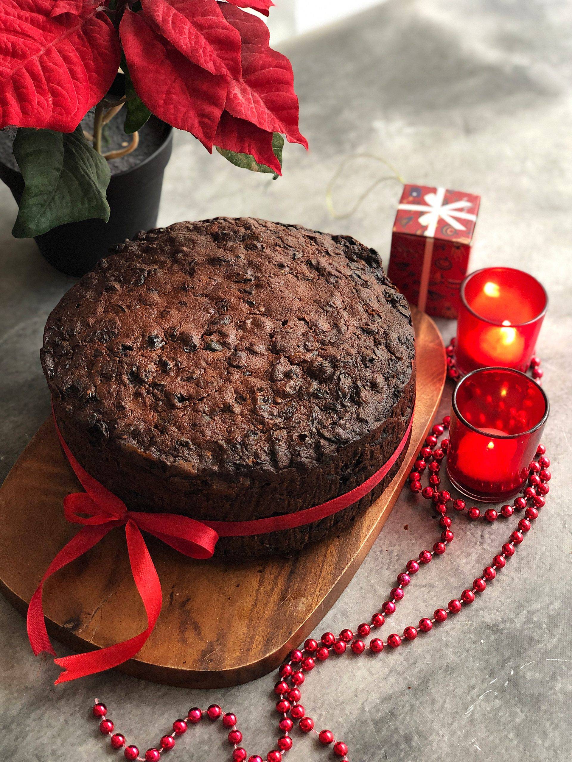 Christmas Special Chocolate Plum Cake | Madhura's Recipe %