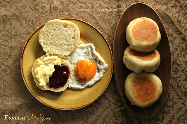 English Muffins ~ No Bake, Skillet Bread