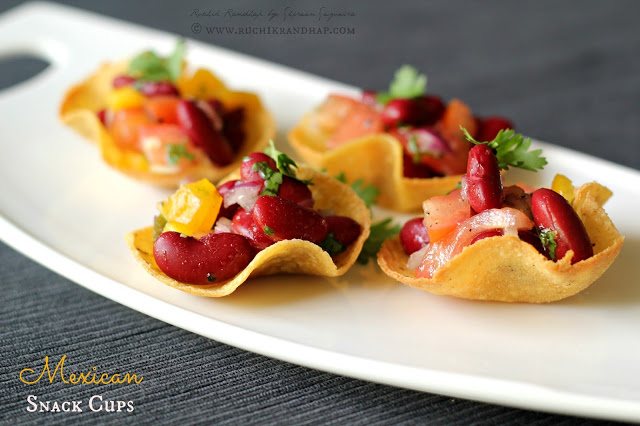 Mexican Snack Cups ~ Gluten Free & Light!