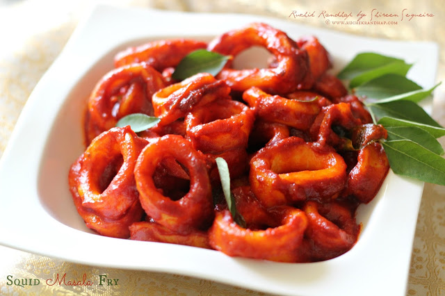 Squid Masala Fry ~ Mangalorean Style