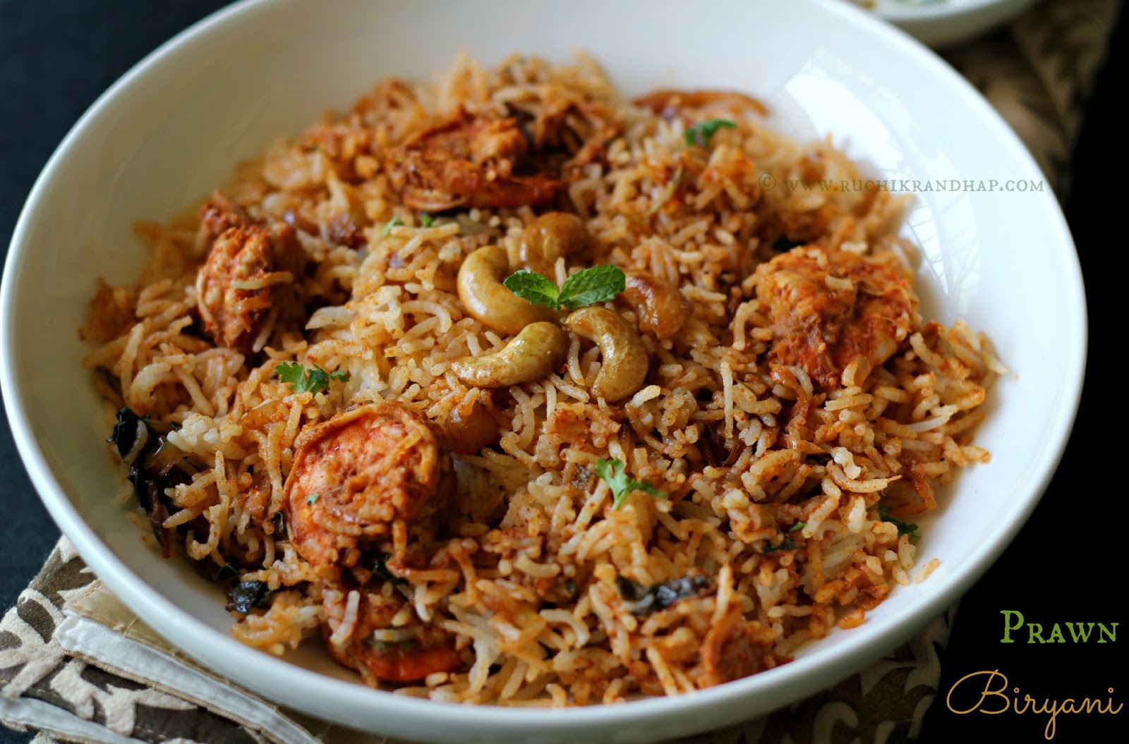 Prawn Biryani ~ When The Hubby Cooks! - Ruchik Randhap