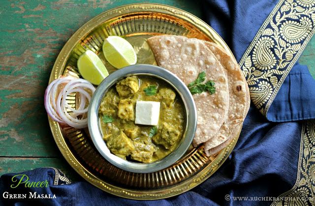 Paneer Green Masala