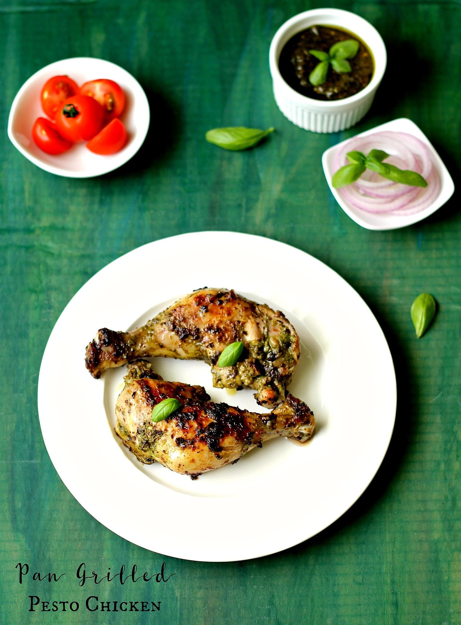Pan Grilled Pesto Chicken Ruchik Randhap