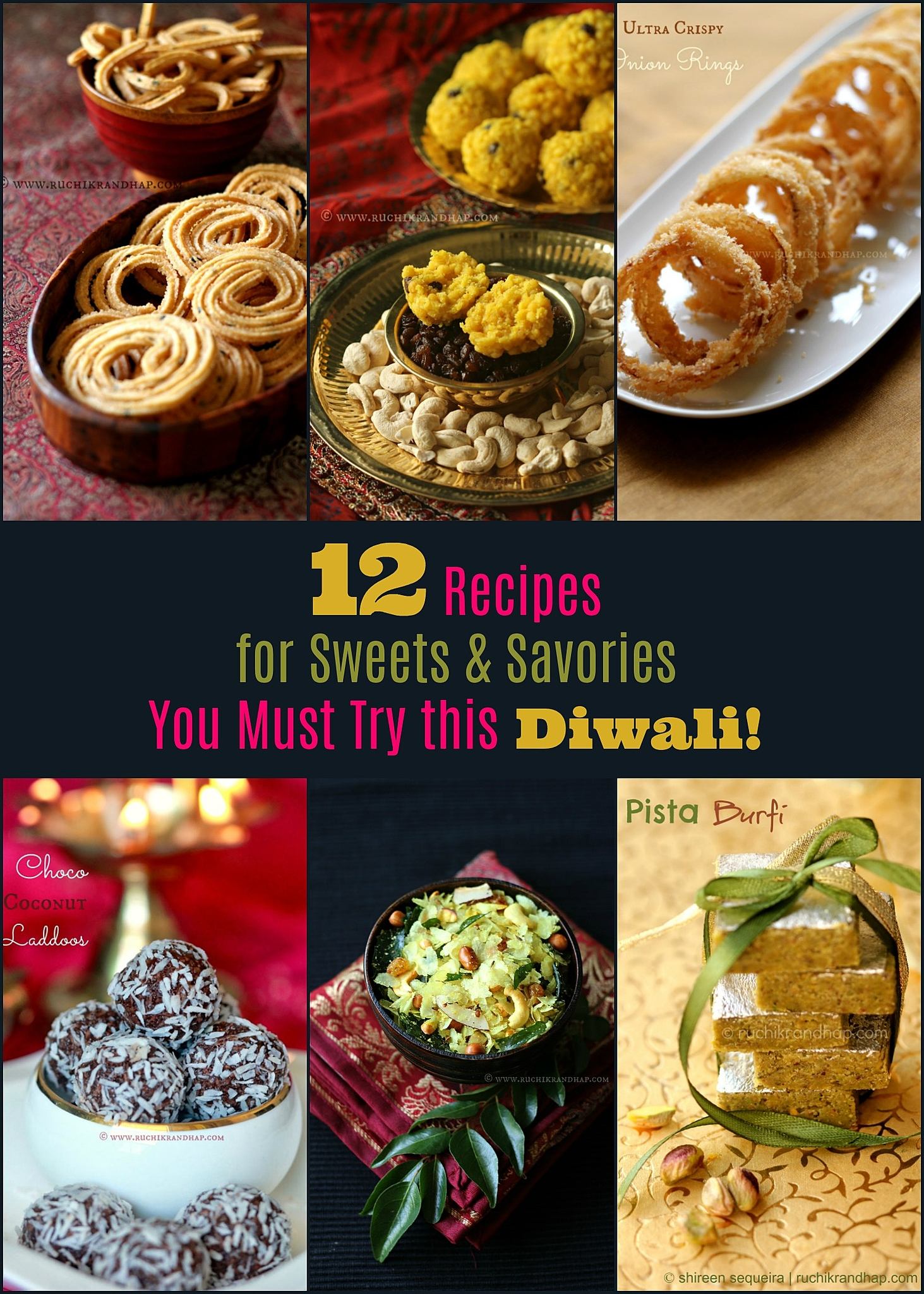 12 recipes for sweets & savories you must try this diwali!