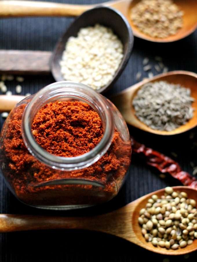 Huli Pudi ~ South Indian Curry Powder for Sambar