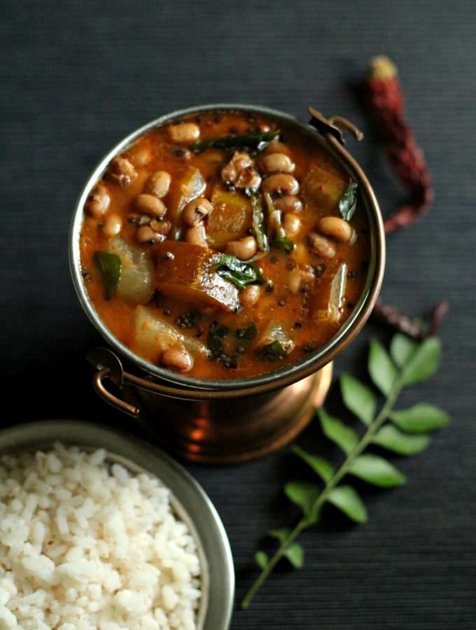 Southekayi Huli ~ Mangalorean Field Marrow Sambar
