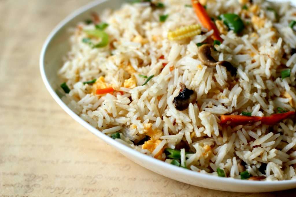 Mixed Vegetable Fried Rice (With or Without Egg) Ruchik Randhap