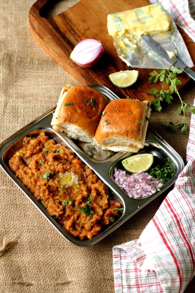 Pav Bhaji ~ Mumbai Street Food - Ruchik Randhap