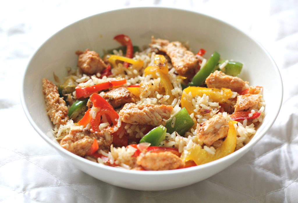 Chicken & Bell Pepper Rice Ruchik Randhap