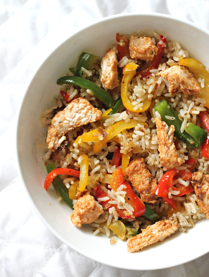 Chicken & Bell Pepper Rice