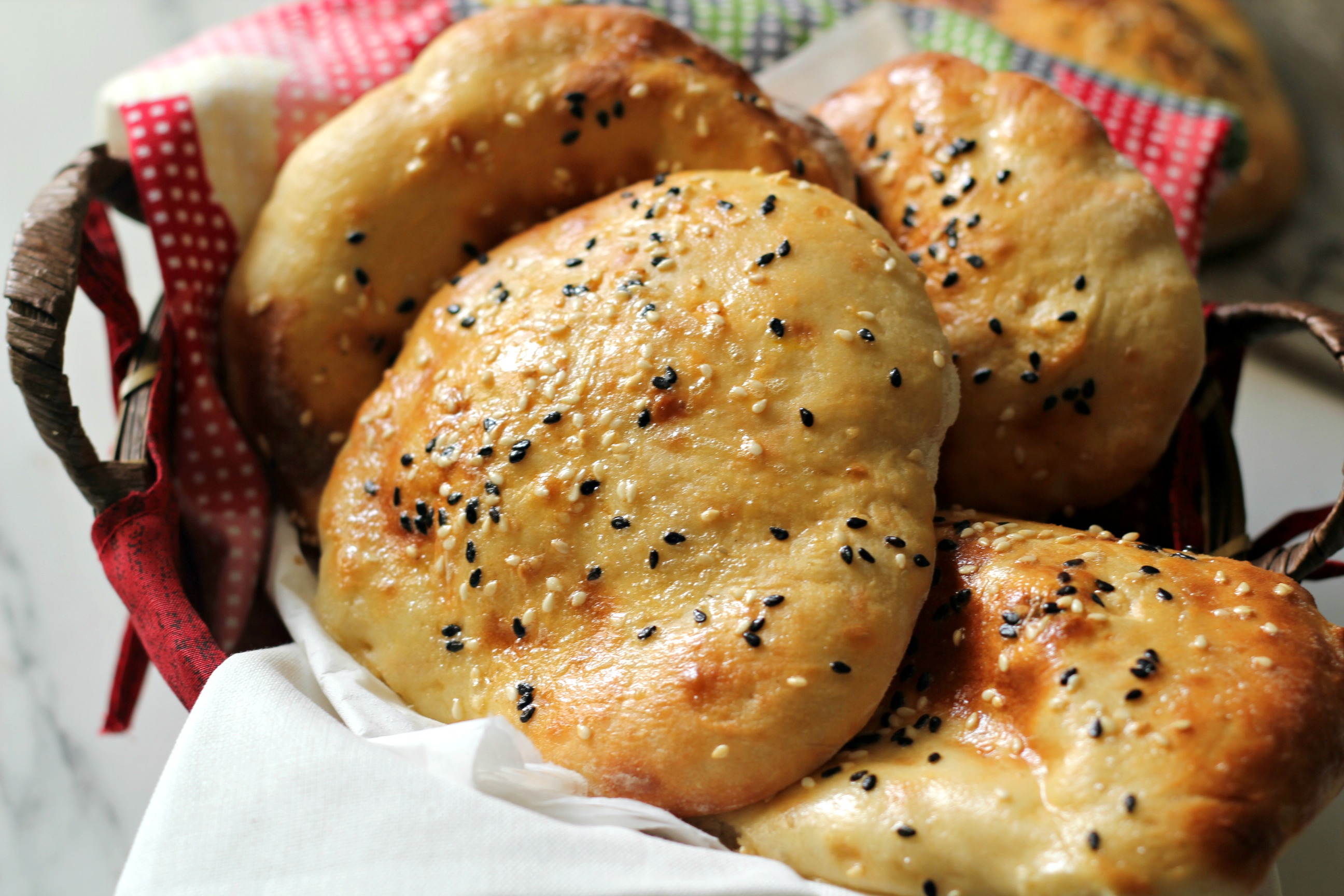 Khobz Al Khameer (Traditional Emirati Bread) #Breadbakers - Ruchik Randhap