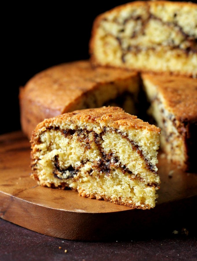 Coffee & Orange Swirl Cake