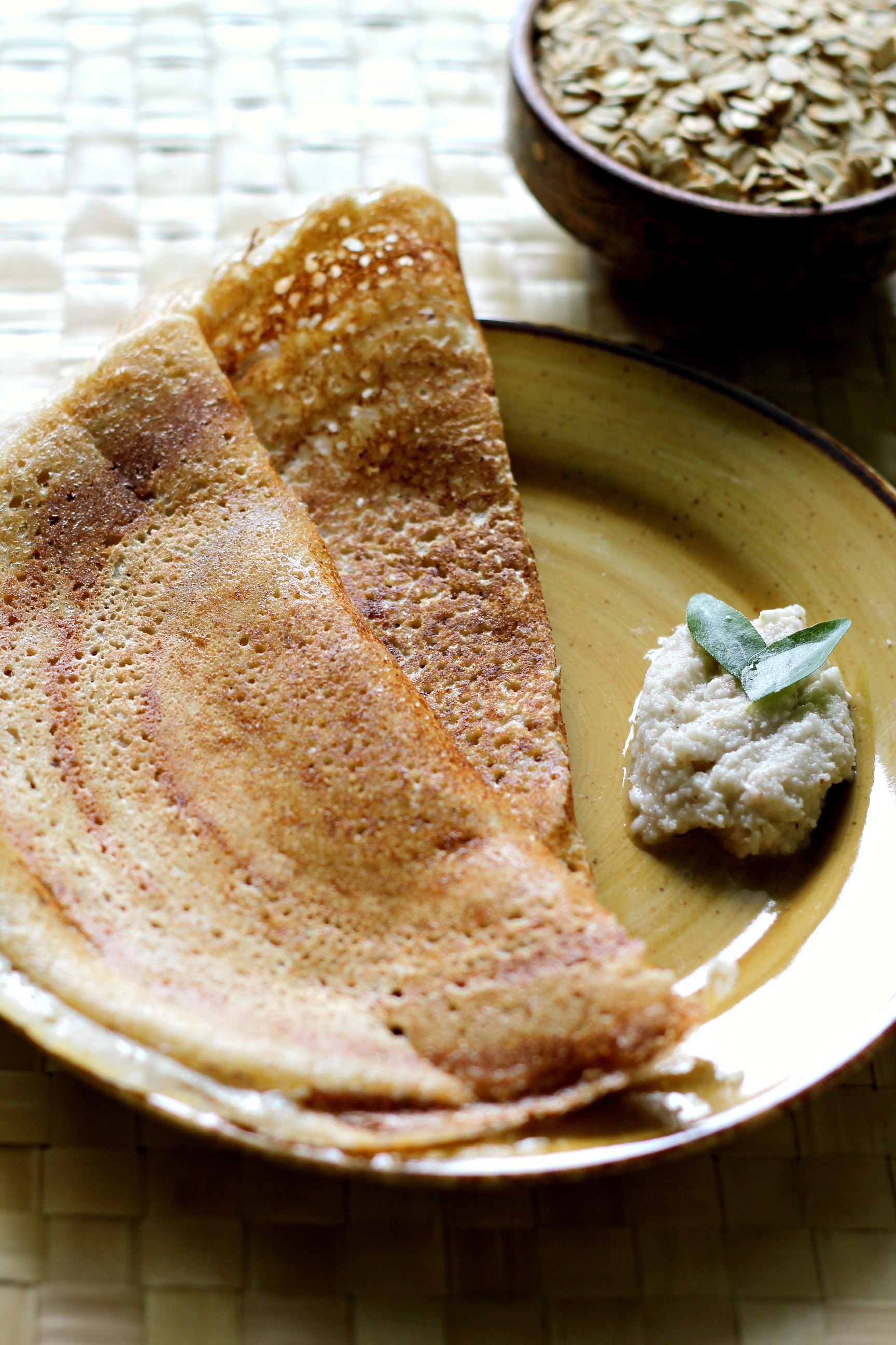 oats dosa – no fermentation required