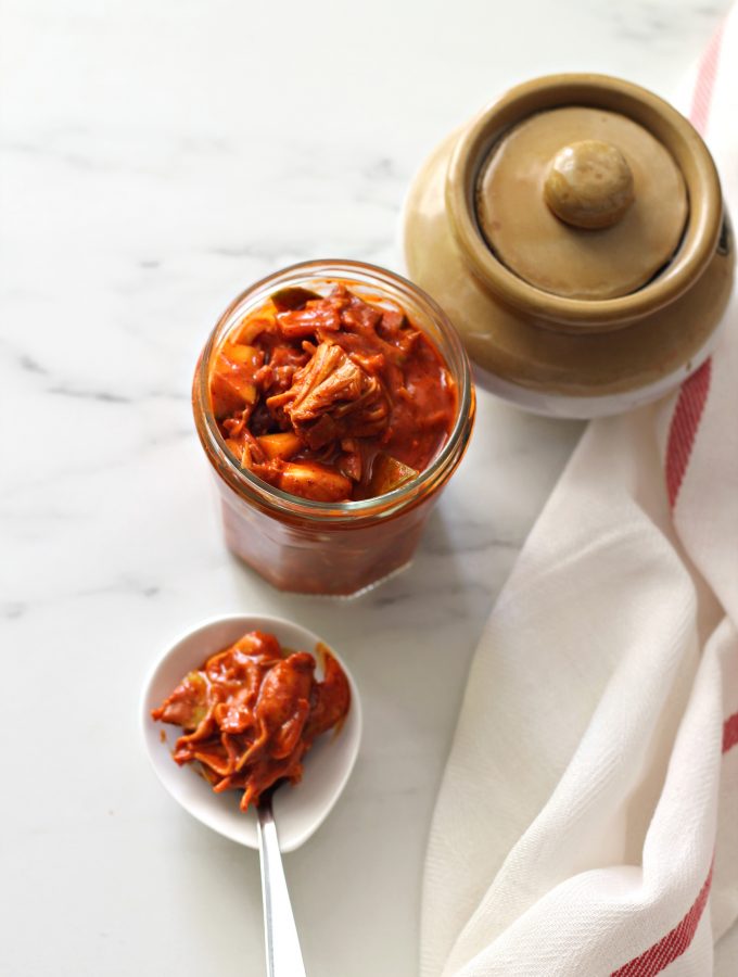 Adgai – Konkani Style Unripe Jackfruit (Instant) Pickle