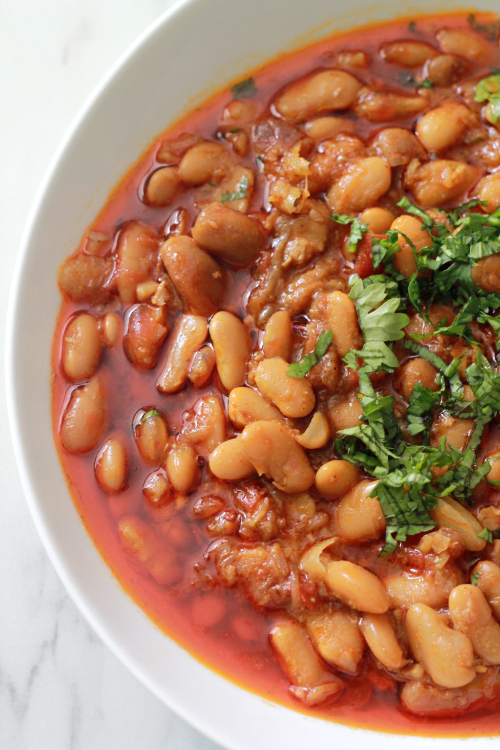 White Bean Curry | Lima Bean Curry - Ruchik Randhap