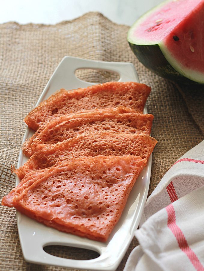 Watermelon Neer Dosa + Video!