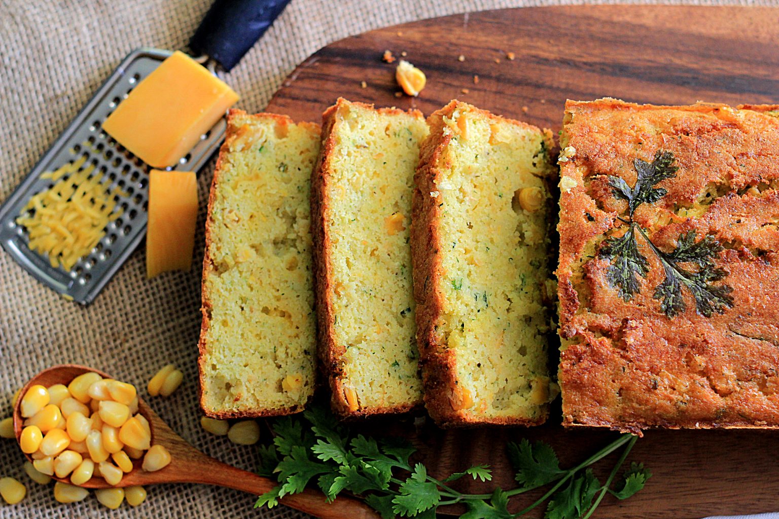 Zucchini Cornbread Savory Cornbread Ruchik Randhap