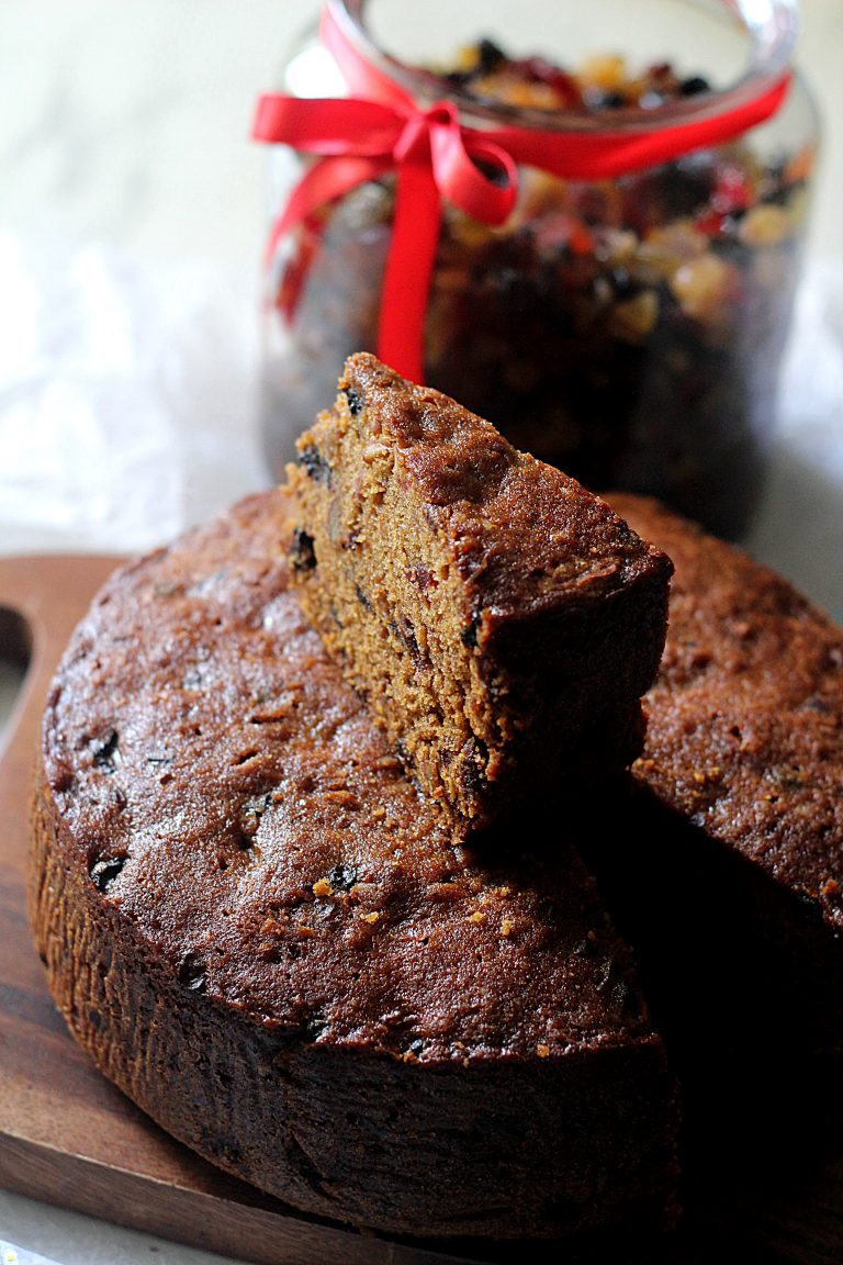 Easy Christmas Fruit Cake Without Alcohol + Video! Ruchik Randhap